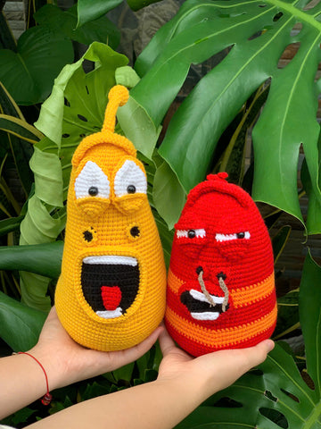 Handmade Beautiful Crochet Crochet Larva
