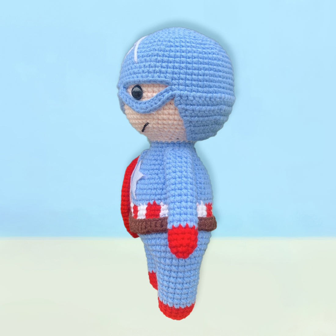 Handmade Cute Crochet Captain America