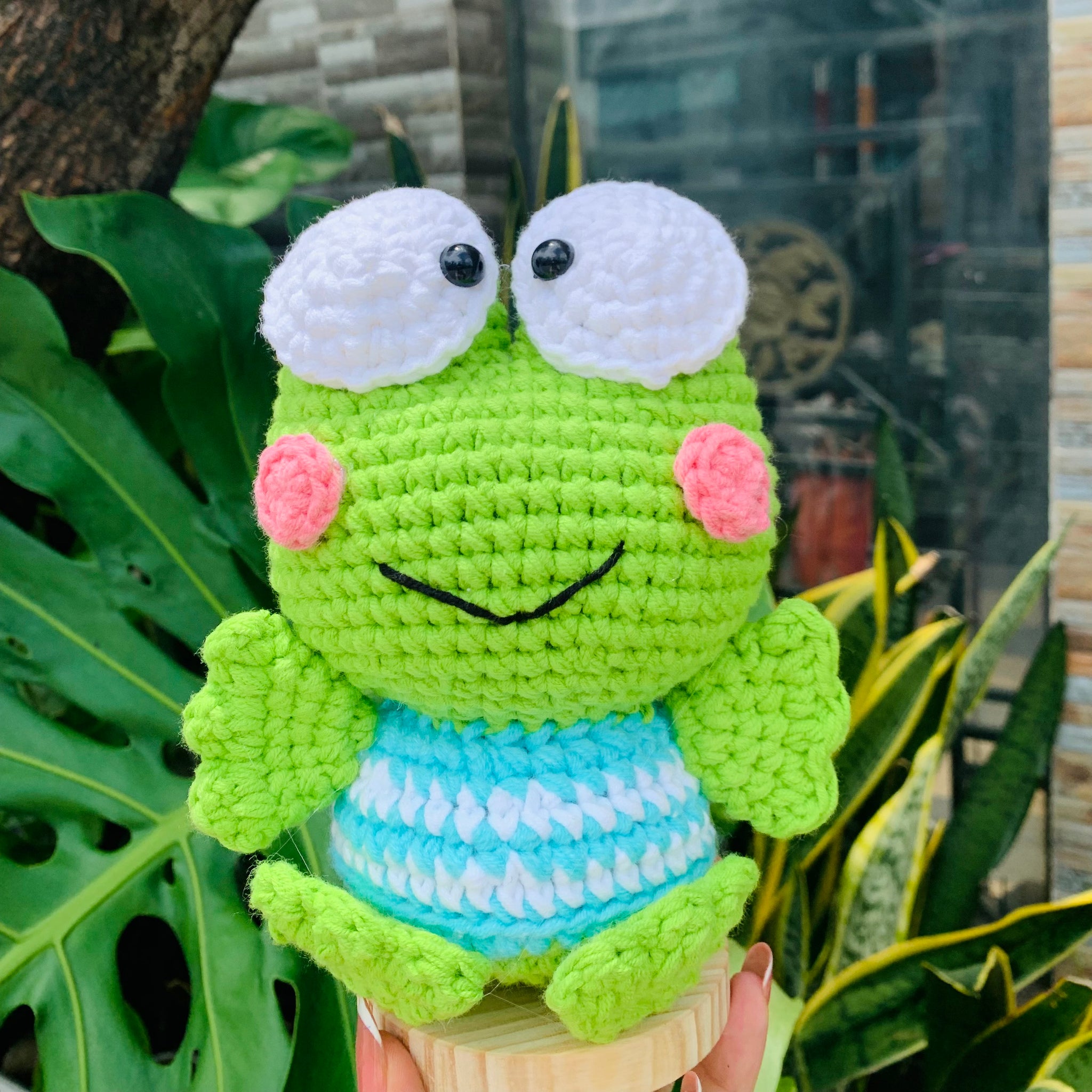 Handmade Cute Crochet Keroppi Frog