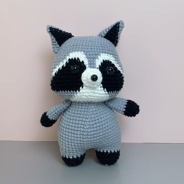 Handmade Cute Crochet Raccoon Stuffed Animal