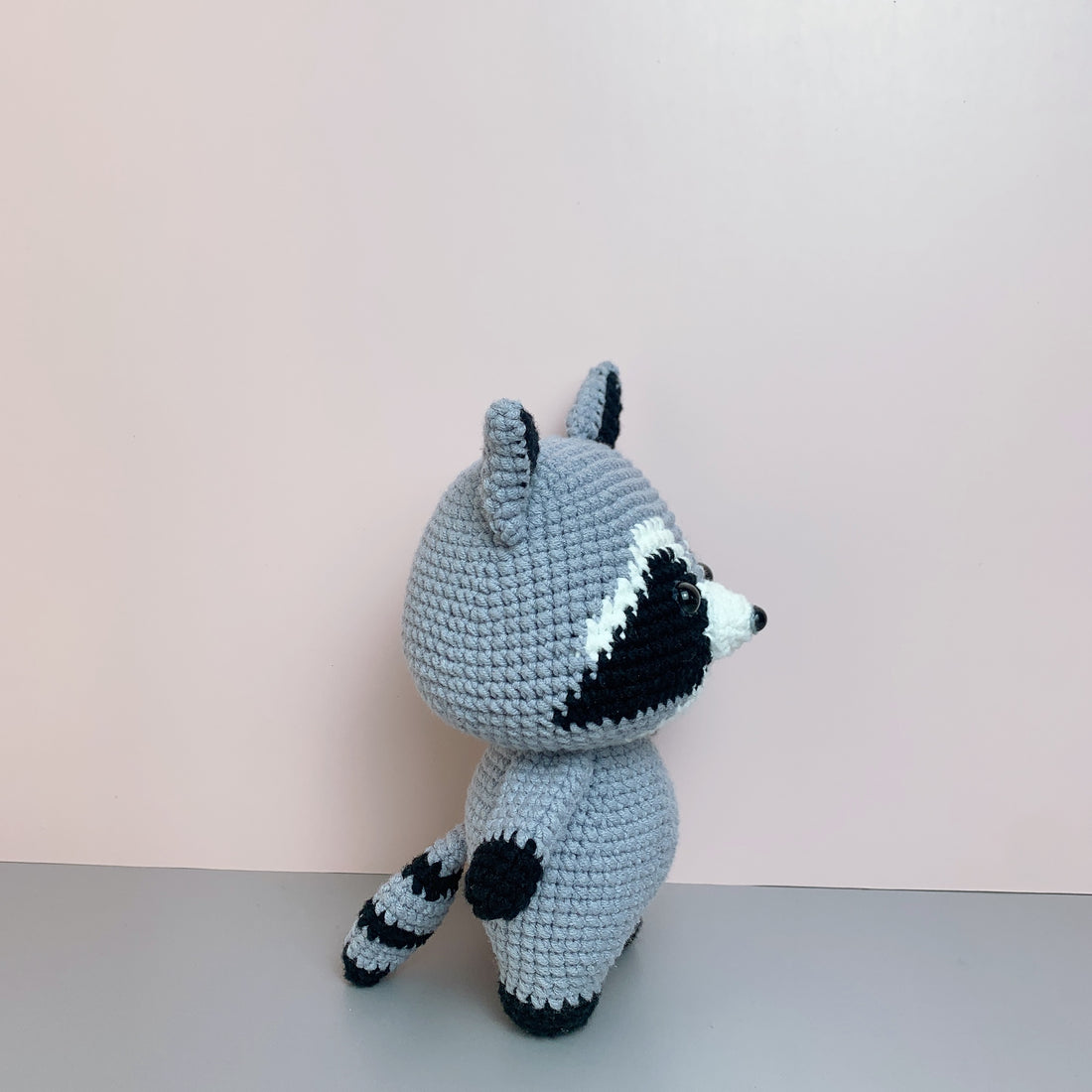 Handmade Cute Crochet Raccoon Stuffed Animal