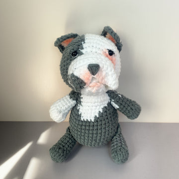 Handmade Cute Crochet Bull Dog