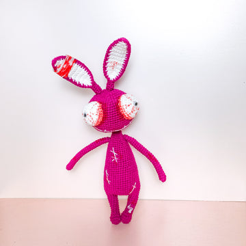 Handmade Beautiful Crochet Zombie Bunny