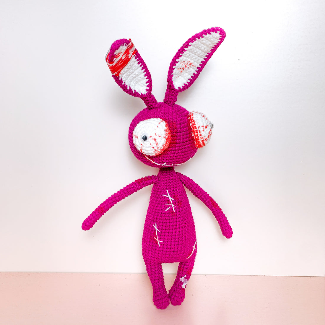 Handmade Beautiful Crochet Zombie Bunny