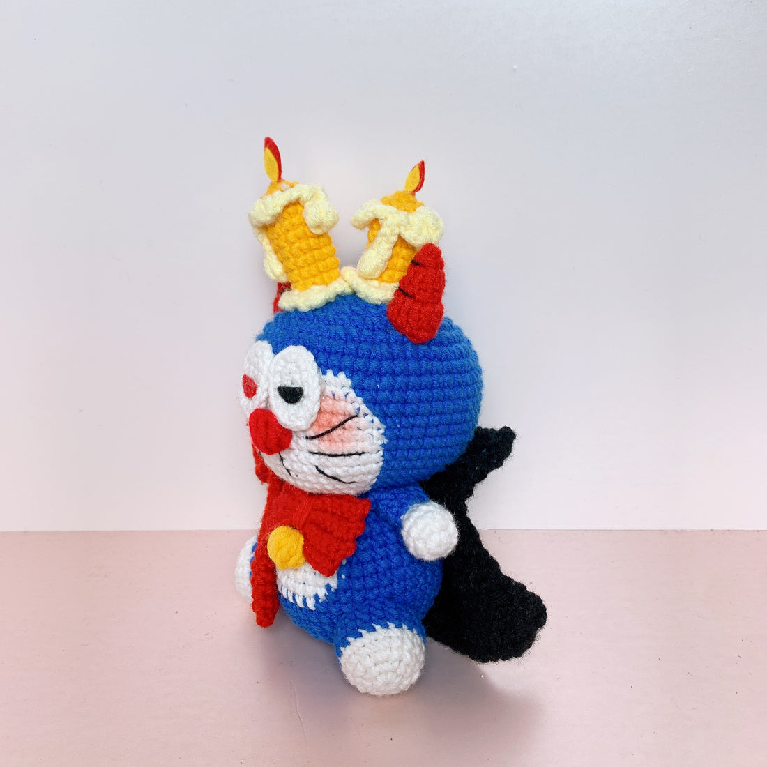 Handmade Beautiful Crochet Creepy Doraemon