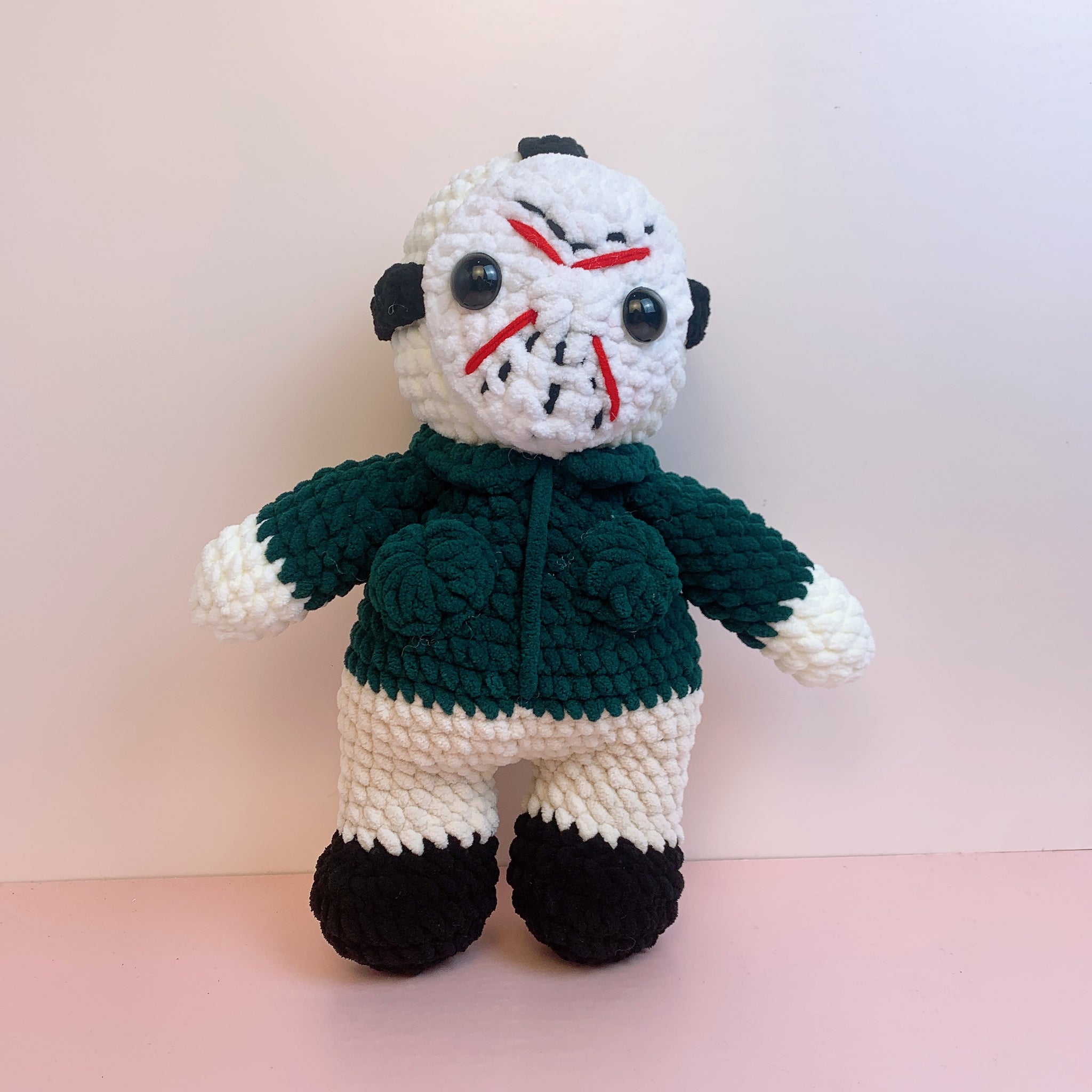 Handmade Cute Crochet Jason Voorhees from Friday the 13th