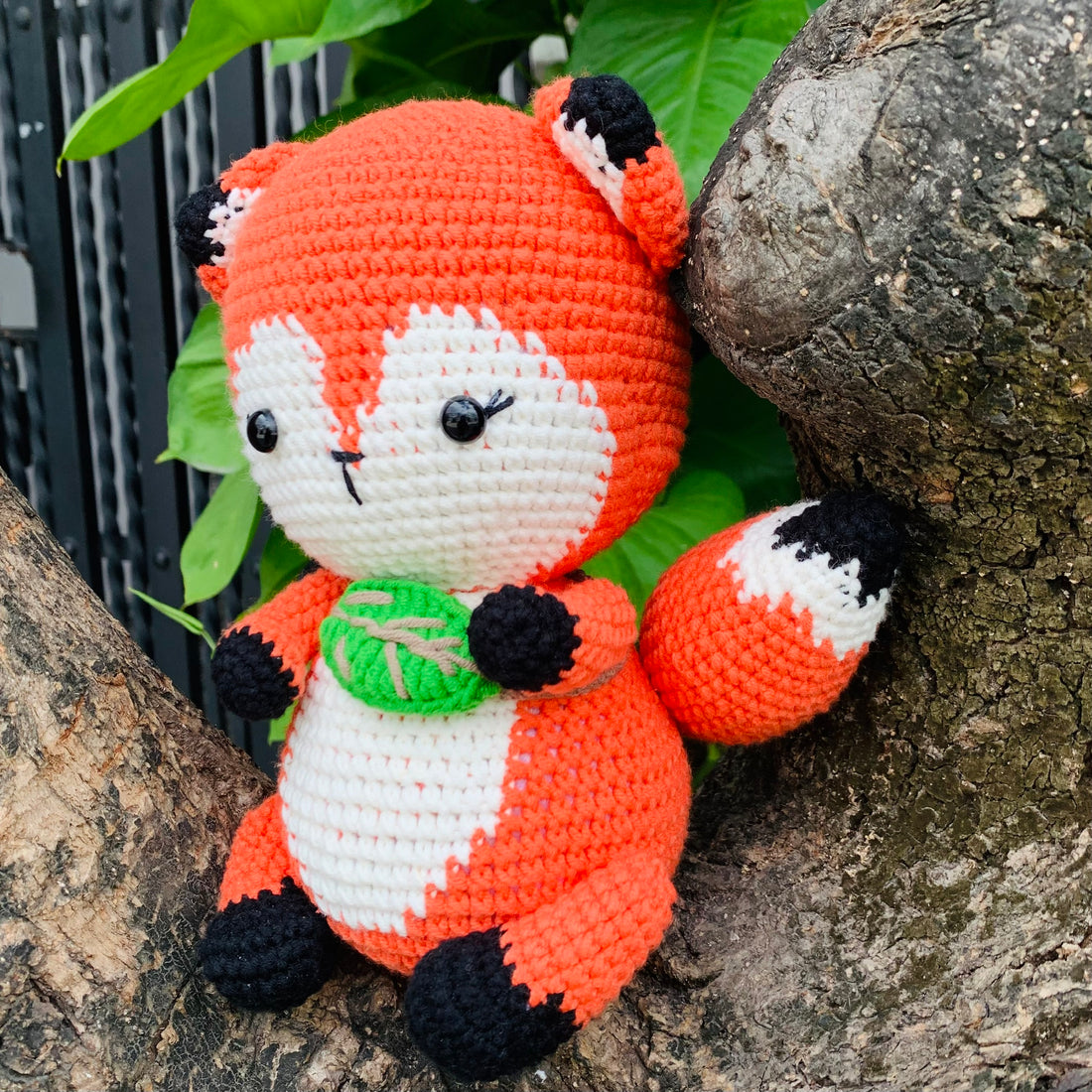 Handmade Sweet and Cute Crochet Fox Stuffed Animal