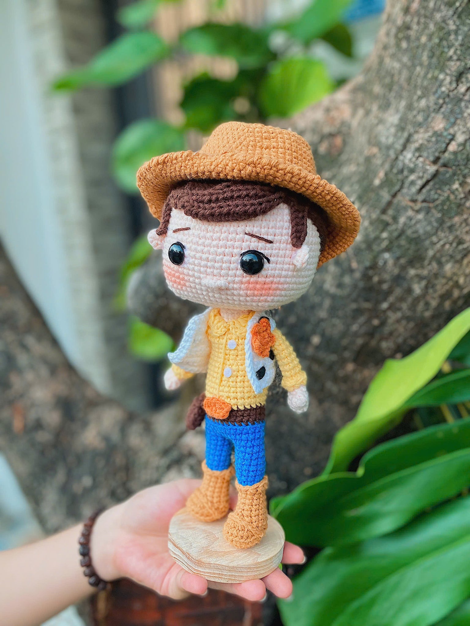 Handmade Beautiful Crochet Woody from Toy Story