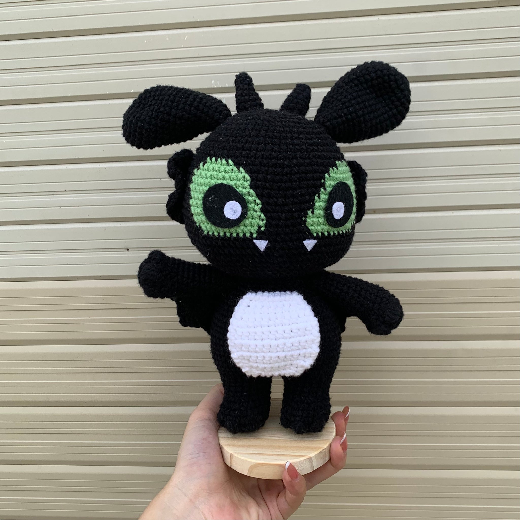 Handmade Cute Crochet Toothless Dragon