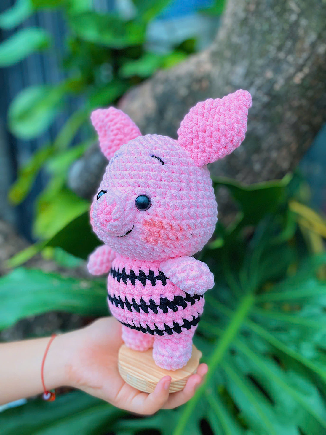 Handmade Cute Crochet Piglet from Winnie the Pooh