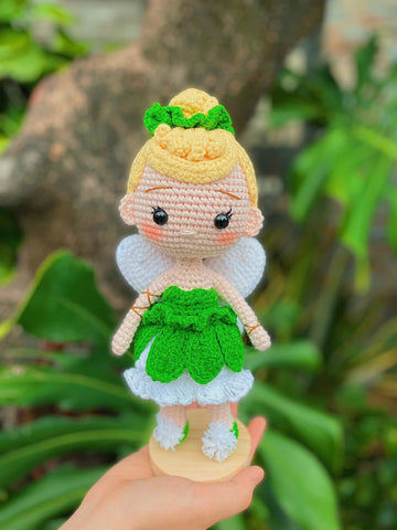 Handmade Beautiful Crochet Tinkerbell