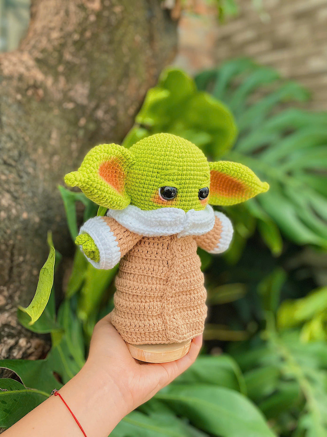 Handmade Beautiful Crochet Baby Yoda