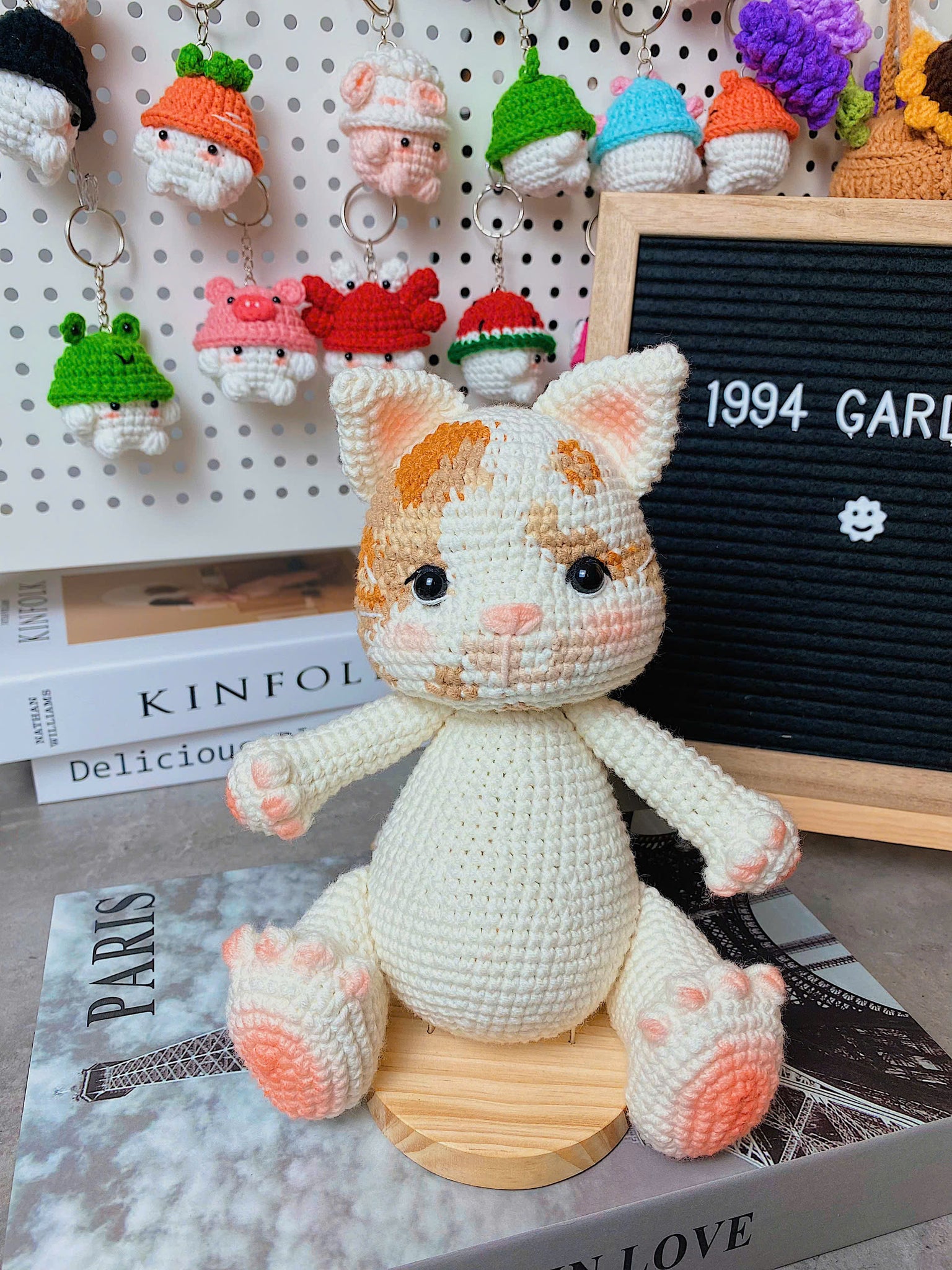 Handmade Customized Crochet Cat