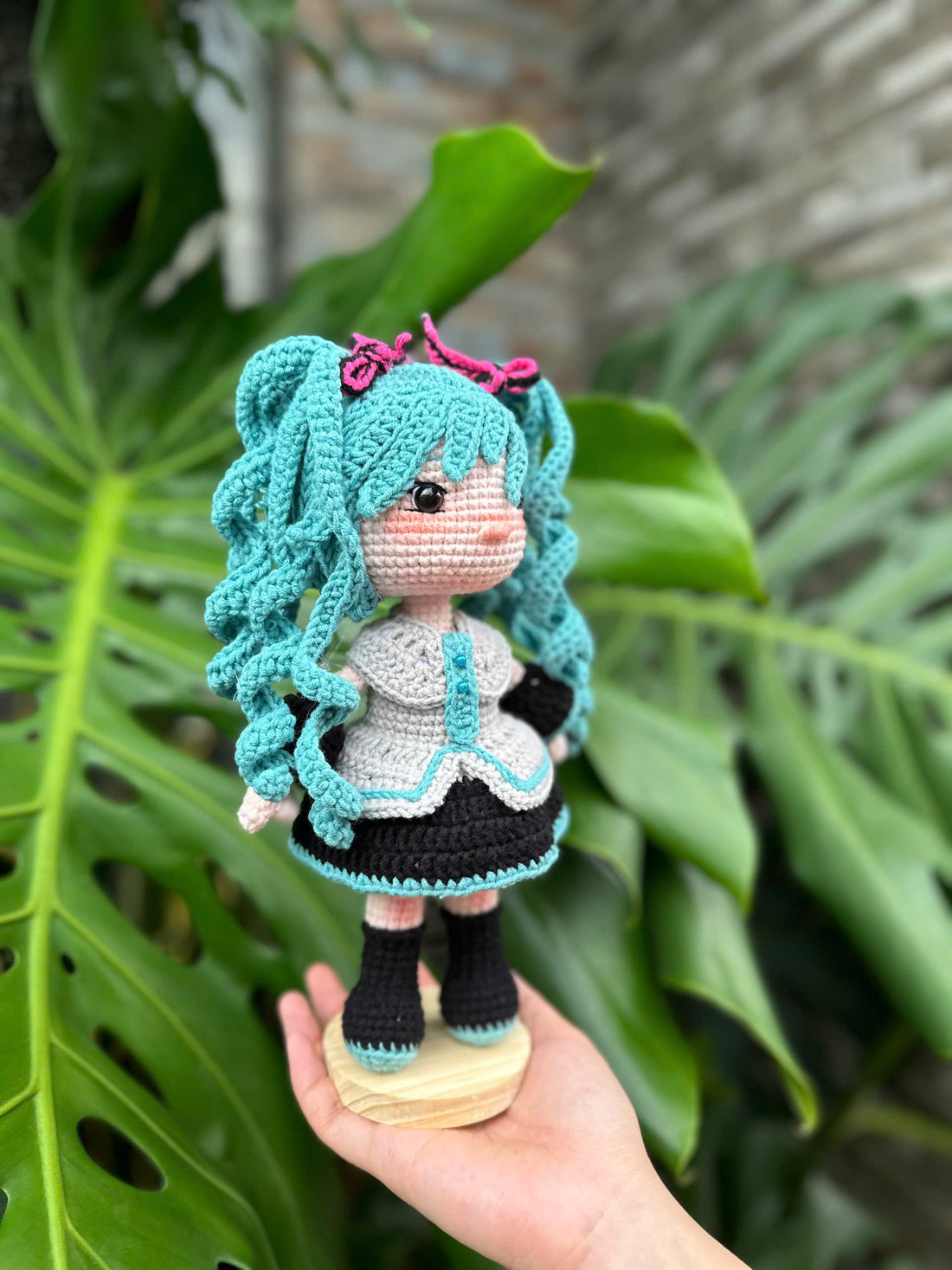 Handmade Cute Crochet Hatsune Miku