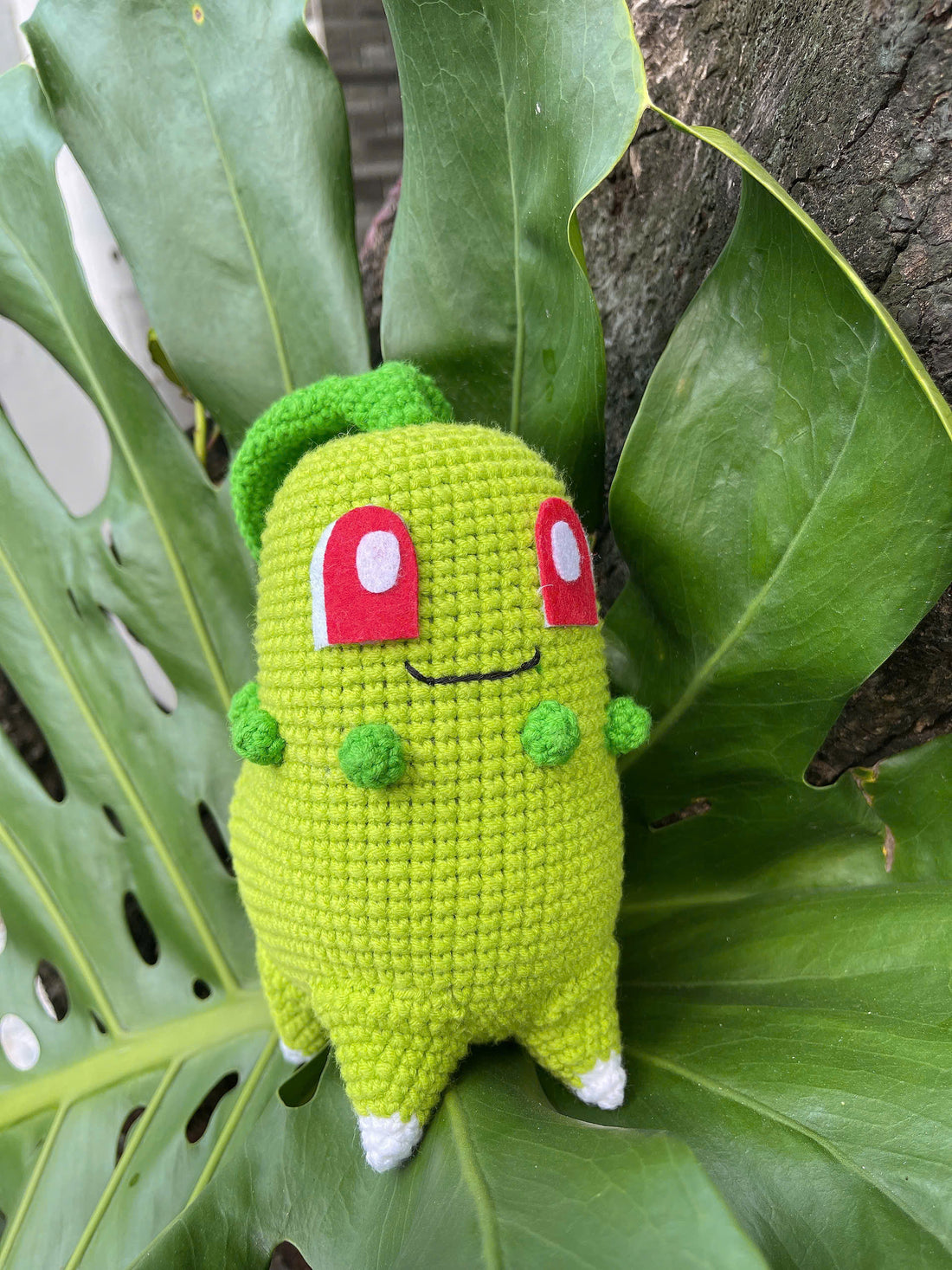 Handmade Beautiful Crochet Chikorita