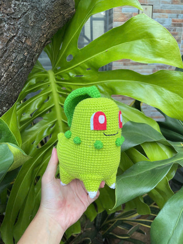 Handmade Beautiful Crochet Chikorita