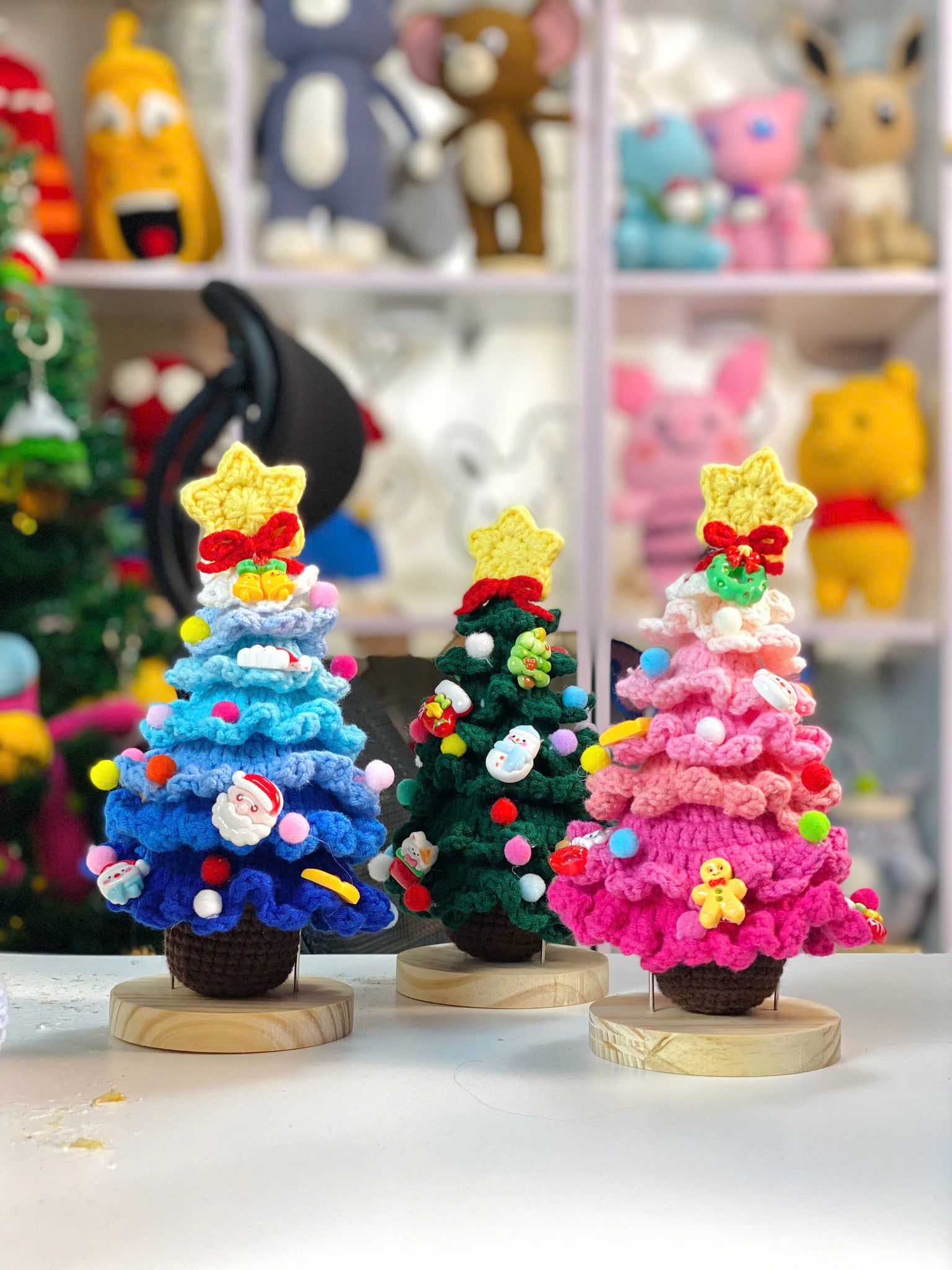 Handmade Cute Crochet Mini Christmas Tree